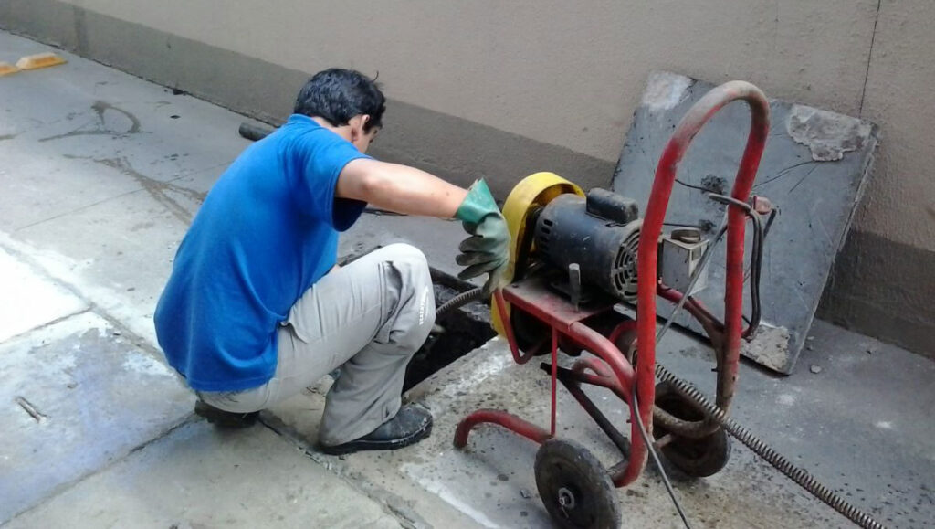 desentupimento de esgoto